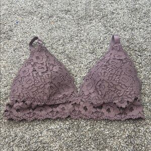 Momanda Purple Lace Nursing Bralette